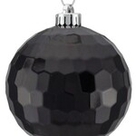 Honeycomb Ball Ornament - Shiny Black