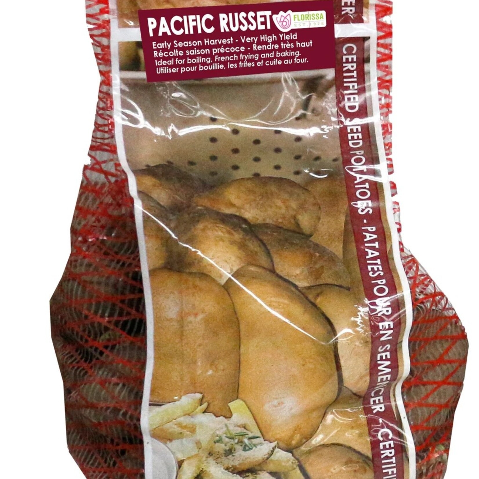 Van Noort Pacific Russet Potato - Seed 2Kg