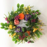 Spring/Summer Floral  Wreath  24"D