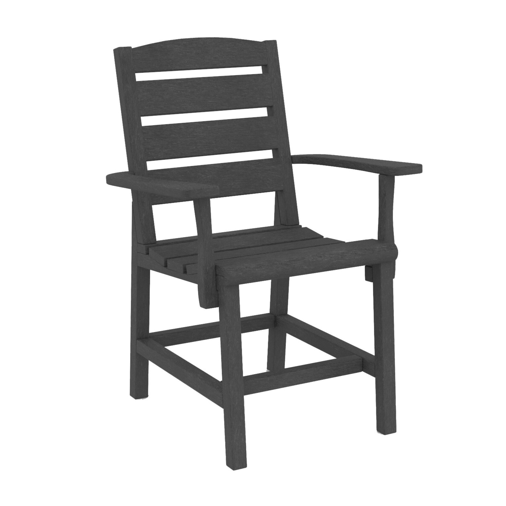 CR Plastics CRP Napa Dining Arm Chair - C323 - Slate Grey  (18)