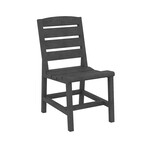 CR Plastics CRP C321 Napa Dining Chair - Slate Grey DISPLAY