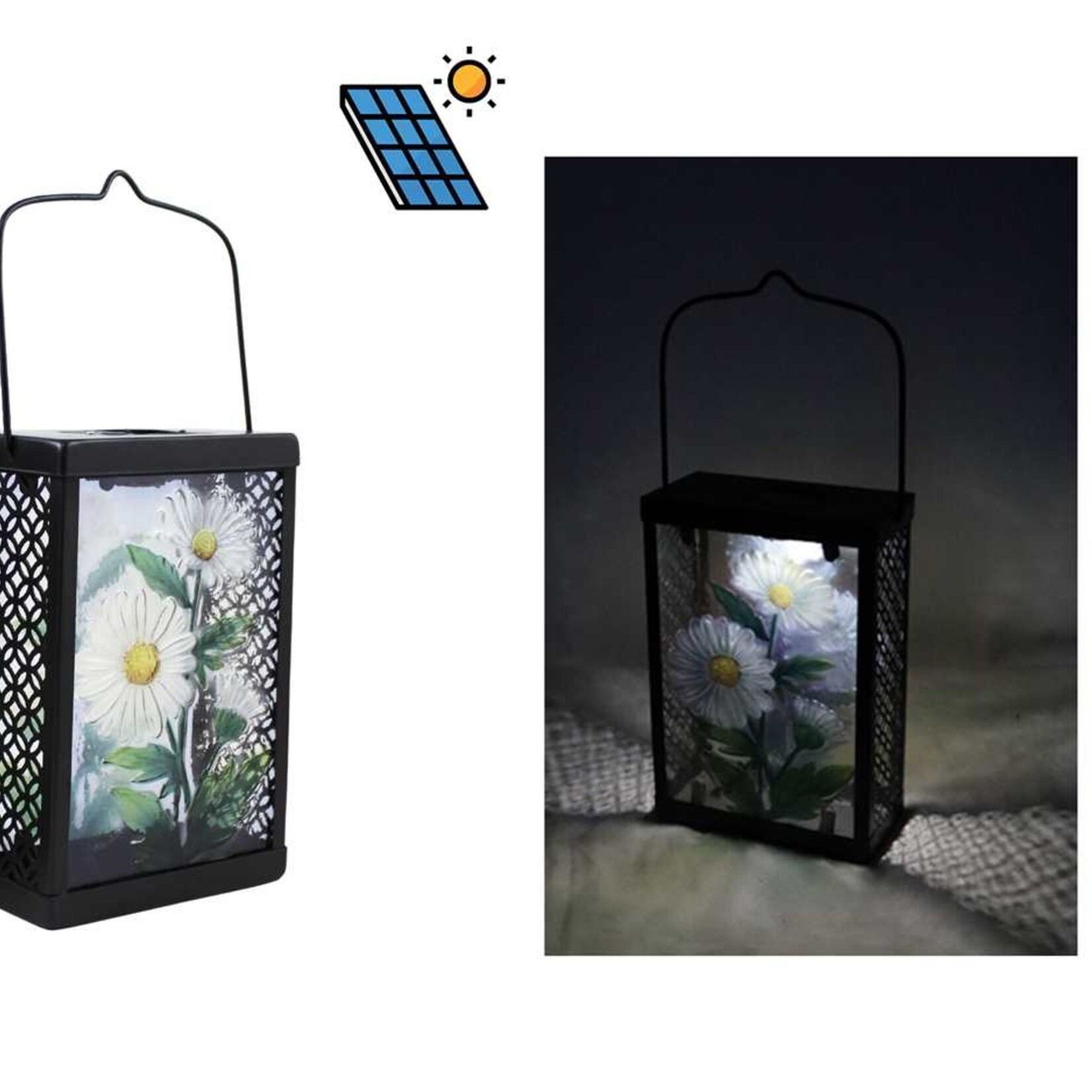 Solar Led Flower Lantern