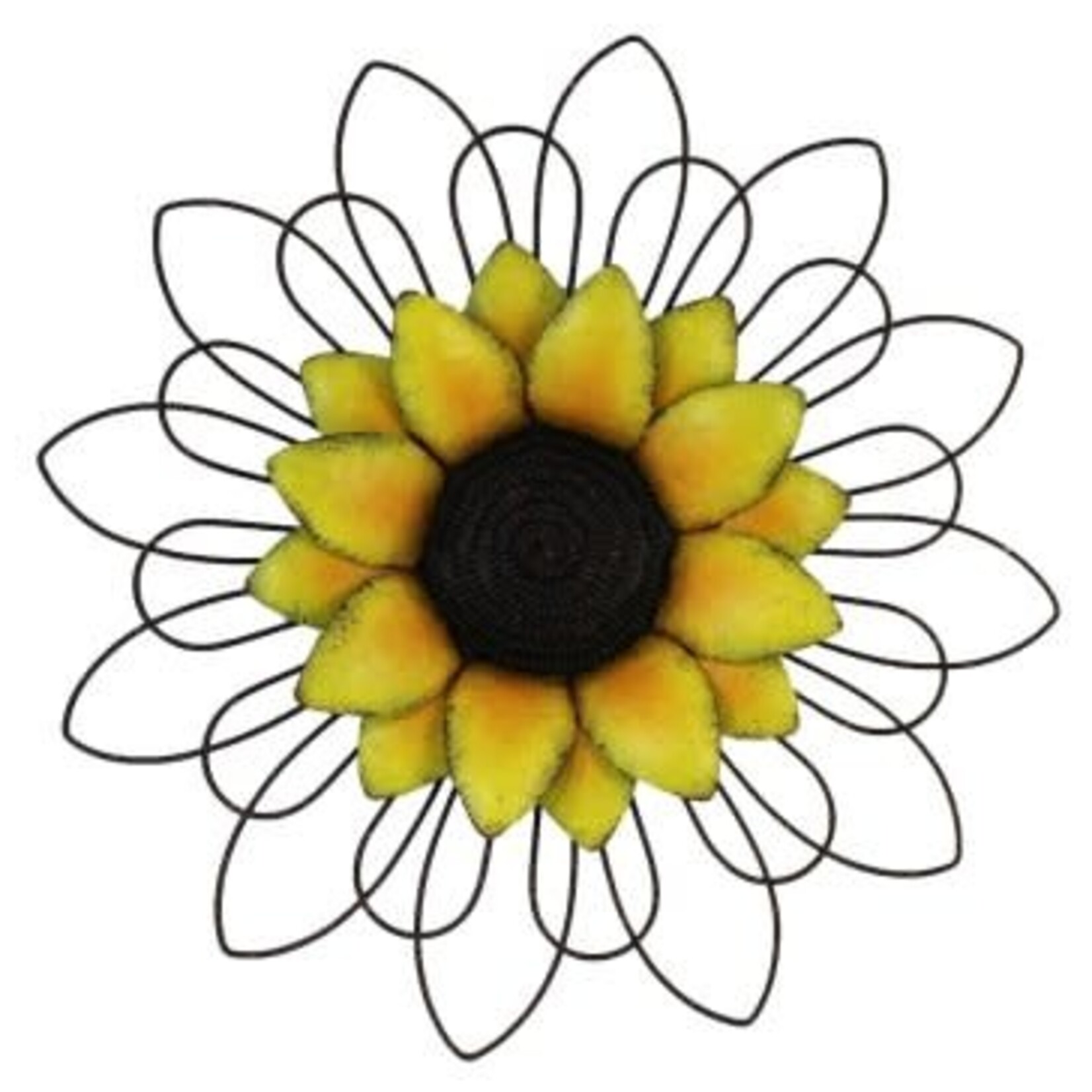 Metal Sunflower Wall Art