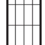 84"x24" Tubular Arch Trellis