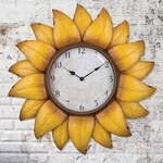 Clock Outdoor - Sunflower