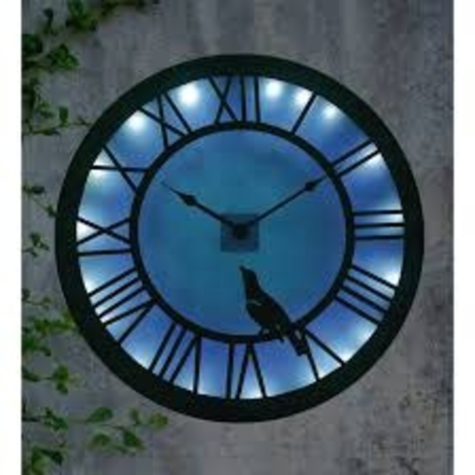 Paradise Solar Clock Outdoor - Bird