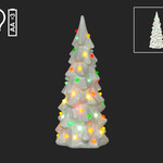12" White Christmas Tree w/LED