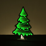 15.5" Green Christmas Tree Infinity light