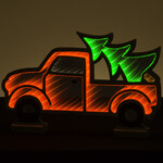 15.5" Red Truck Infinity Light