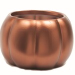 Coppper Pumpkin  Pot ( fits 4" pot)