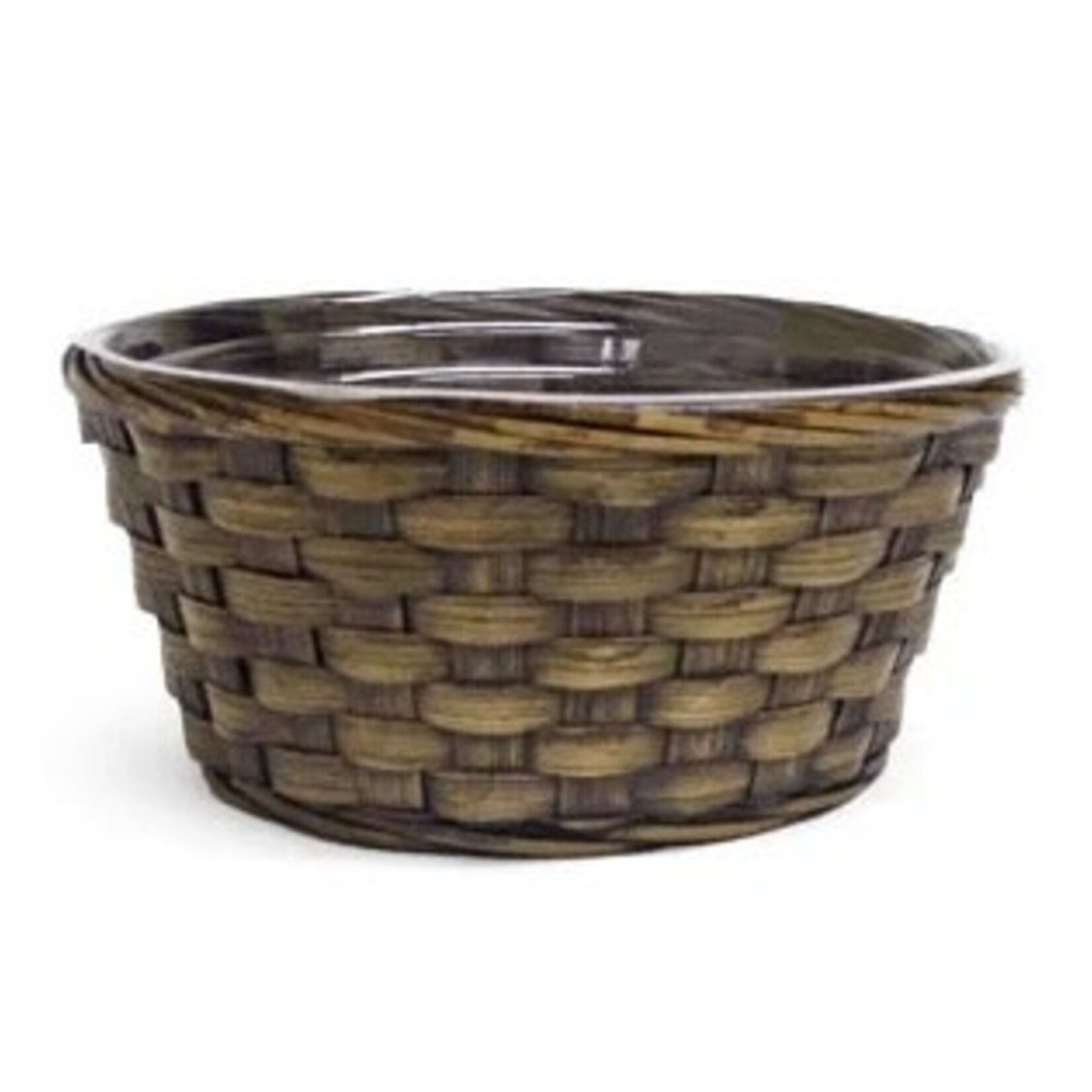 8X4"H Brown Basket  w/Liner