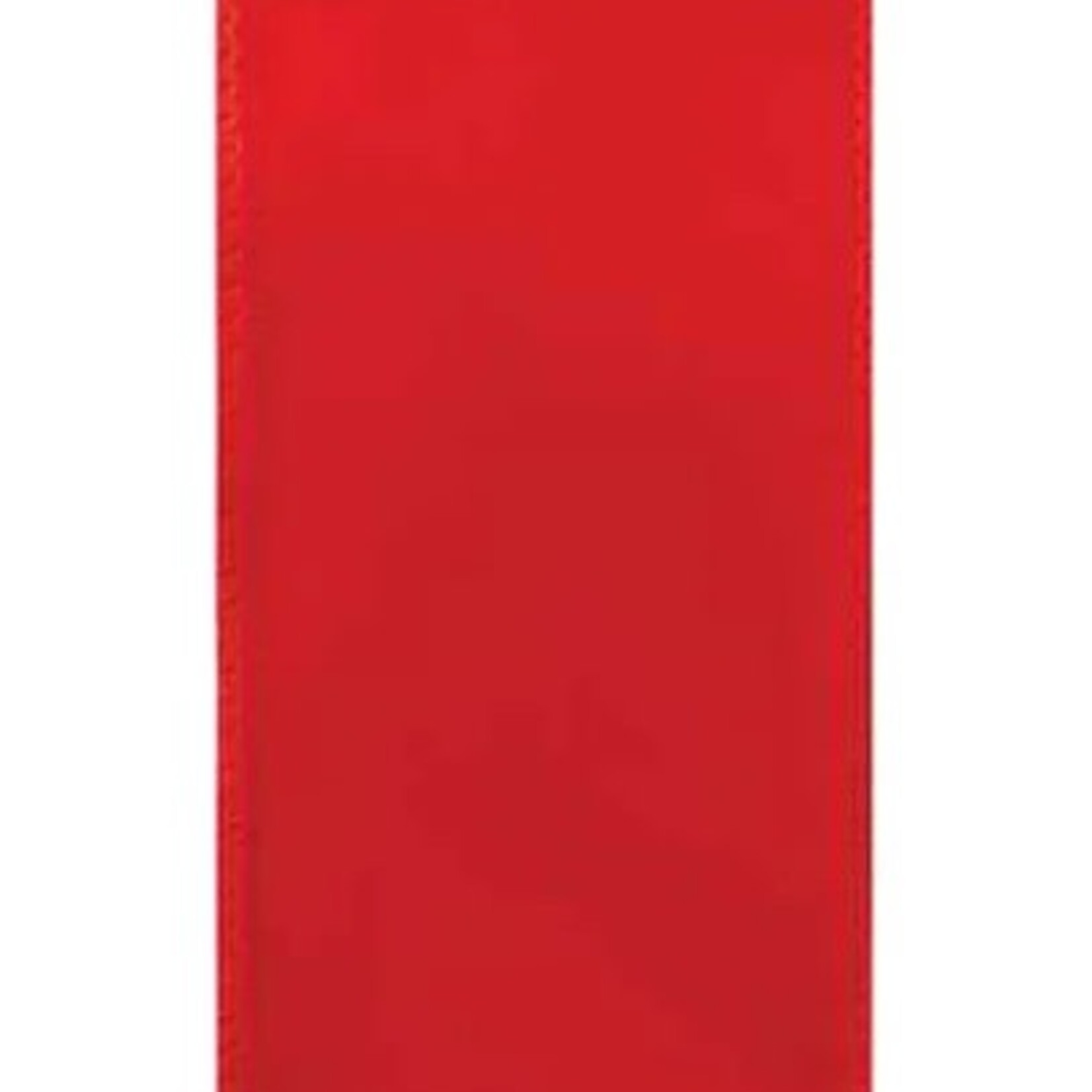 1.5" VALUE VELVETS MED RED WIRED RIBBON,50YDS