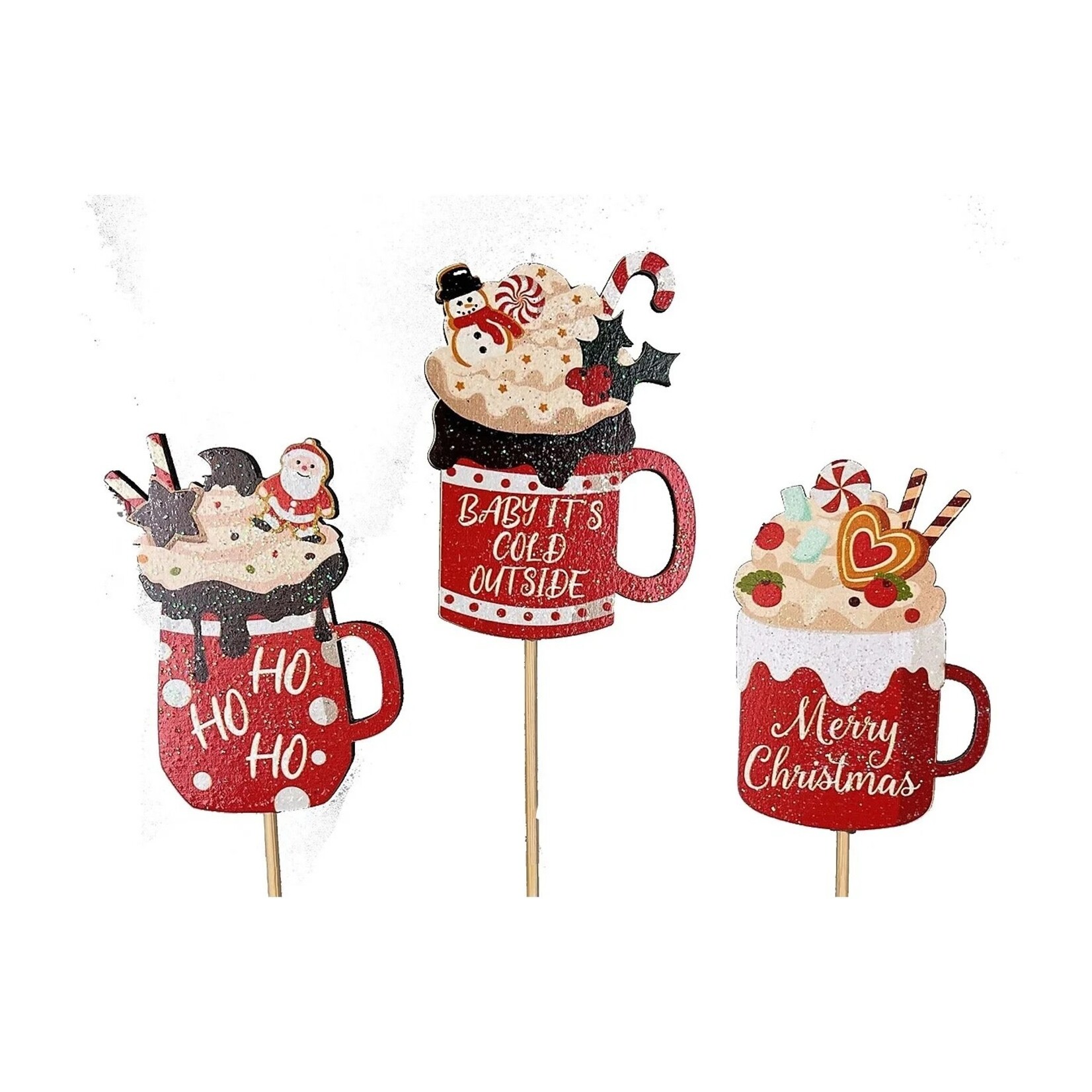 Hot Cocoa Mug 3 Asst. Picks