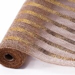 MESH NATURAL & GOLD 11" X 30'