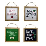 Pet Christmas Signs - 4 Asst.