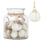 Emboss Ball white Ornament