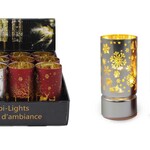 Red or White LED Christmas Lantern   2Asst.