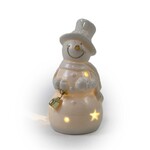 LED Snowman Holding Lantern