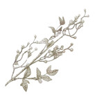Pick Leaves w/Pearls Gold 18"