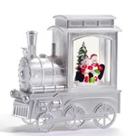 LED Train Water Lantern w/Projector - Snowmen