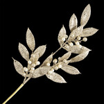 SPRAY 26" CHAMPAGNE LEAVES