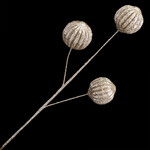 BALL SPRAY 27" CHAMPAGNE GLTR TEXTURED MELON