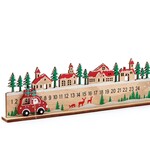 Village & Car Advent Decor