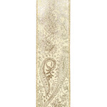 WIRED RIBBON 2.5"X10 YDS GOLD GILT TC COTTON