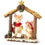 Mouse Nativity Decor