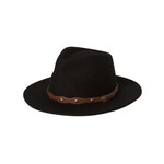 Ladies Safari Black Hat - M  - GIGI