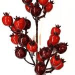 22" Lingonberry Spray - Red/Burgundy