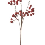35" Berries Spray  Burgundy Pick
