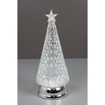12.25" Silver/Clear Christmas Tree Light globe