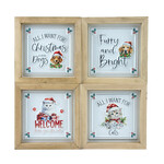 Christmas Pet Signs - 4 Asst.