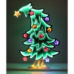 23.5" LED Infinity Christmas Tree w/ Base Multi colour