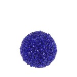 4" Cobalt Blue Crystal Ball Ornament
