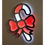 17" LED Infinity Candy Cane