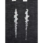 10" Icicle Ornament 2Asst.