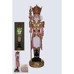 19" Nutcracker Pink/White