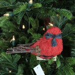 4" Red Cardinal  with clip