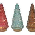 LED Glass Tree  DÉCOR (9.25″) - ASSTORED