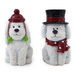 White Dog Decor.  2Asst.