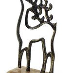 REINDEER w/Wooden Base - Small