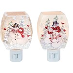 Snowman Bundle Up Night Light  2Asst.