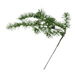 SPRAY HANGING PINE FROSTED 29" W/PINE CONES