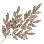 SPRAY LEAVES BAY 28" ROSE GOLD GLITTER