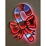 26" LED Infinity Hanging Candy Cane