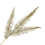 SPRAY FERN LEAVES 29.5" X 3 LIGHT GOLD GLITTER