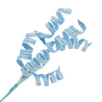 SPRAY CURL RIBBON 20" X6 ICE BLUE GLITTER