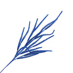 SPRAY GRASS 29.5" BLUE GLITTER